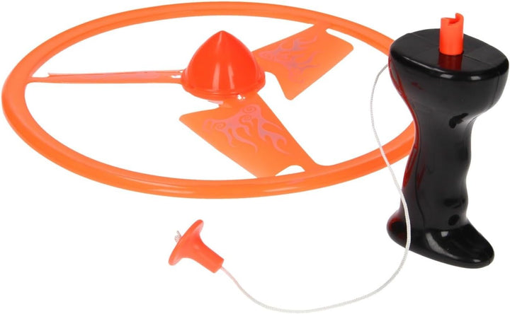 Fliegende Scheibe grosses Spielzeug Seilladung Fliegendes Ufo Spielzeug mit fliegendem Propeller Spi