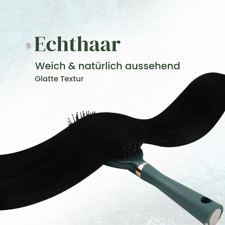 Ugeat Bondings Extensions Echthaar 40cm Microring Extensions Human Hair 50Gramm Microring Extensions