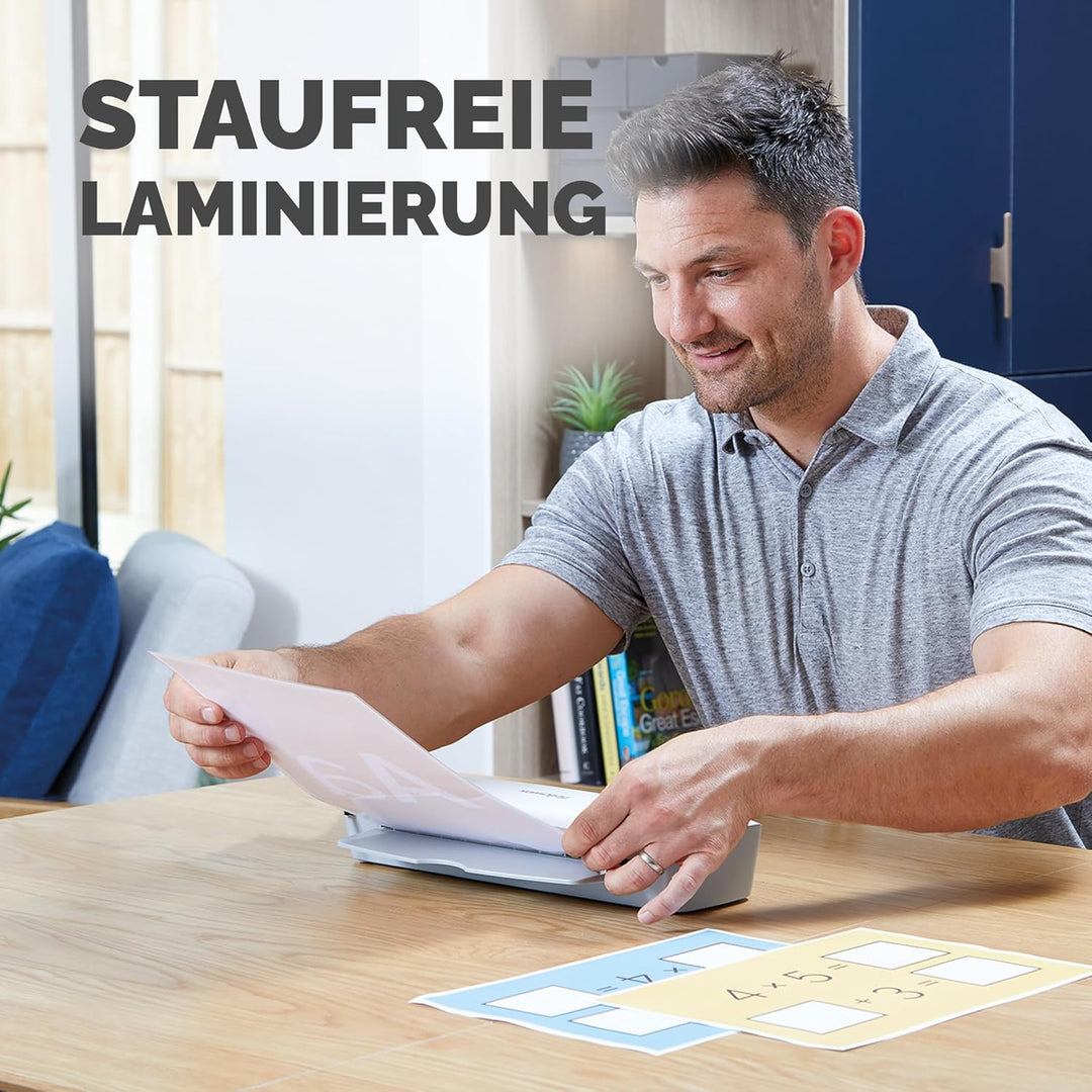 Fellowes Laminiergerät A4 Ion für das Home Office, für Laminierfolien bis 125 Mikron Stärke, inkl. 1