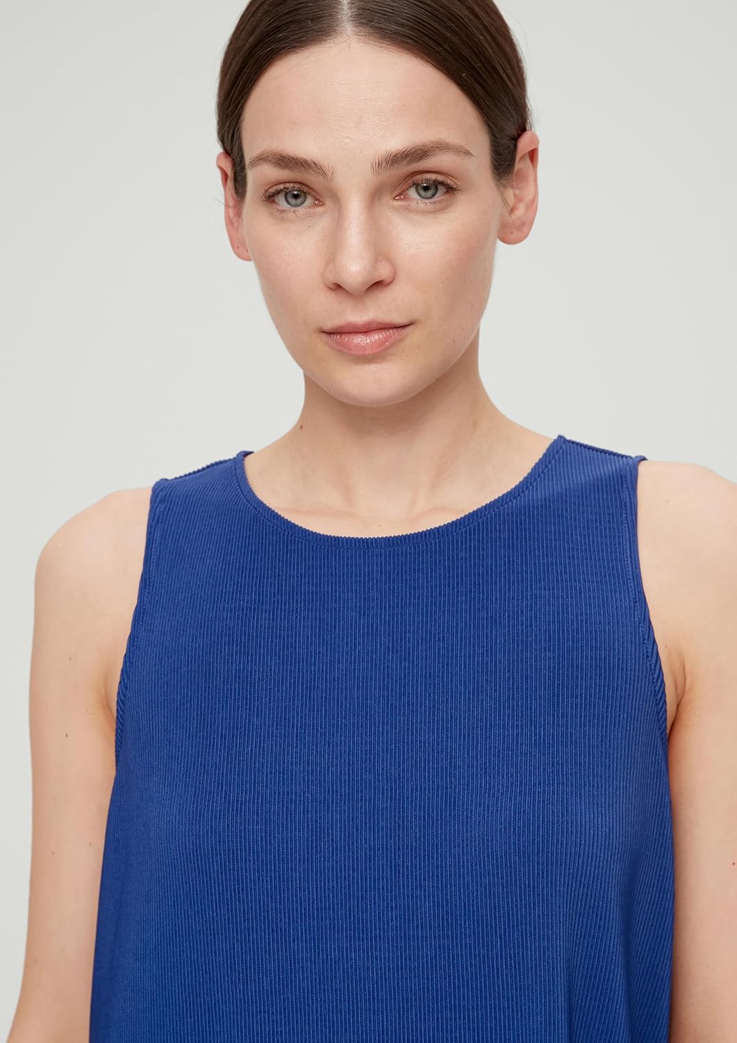 s.Oliver Damen Kleid Midi 48 Blau 5602, 48 Blau 5602