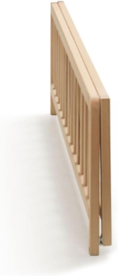 Safetots Holzbettschutz, Natur, 38cm hoch x 110cm breit, Bettgitter, Sicheres Kinderbettgeländer, Vo