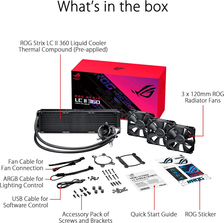 CPU Cooler S_Multi/ROG Strix LC II 360 ASUS