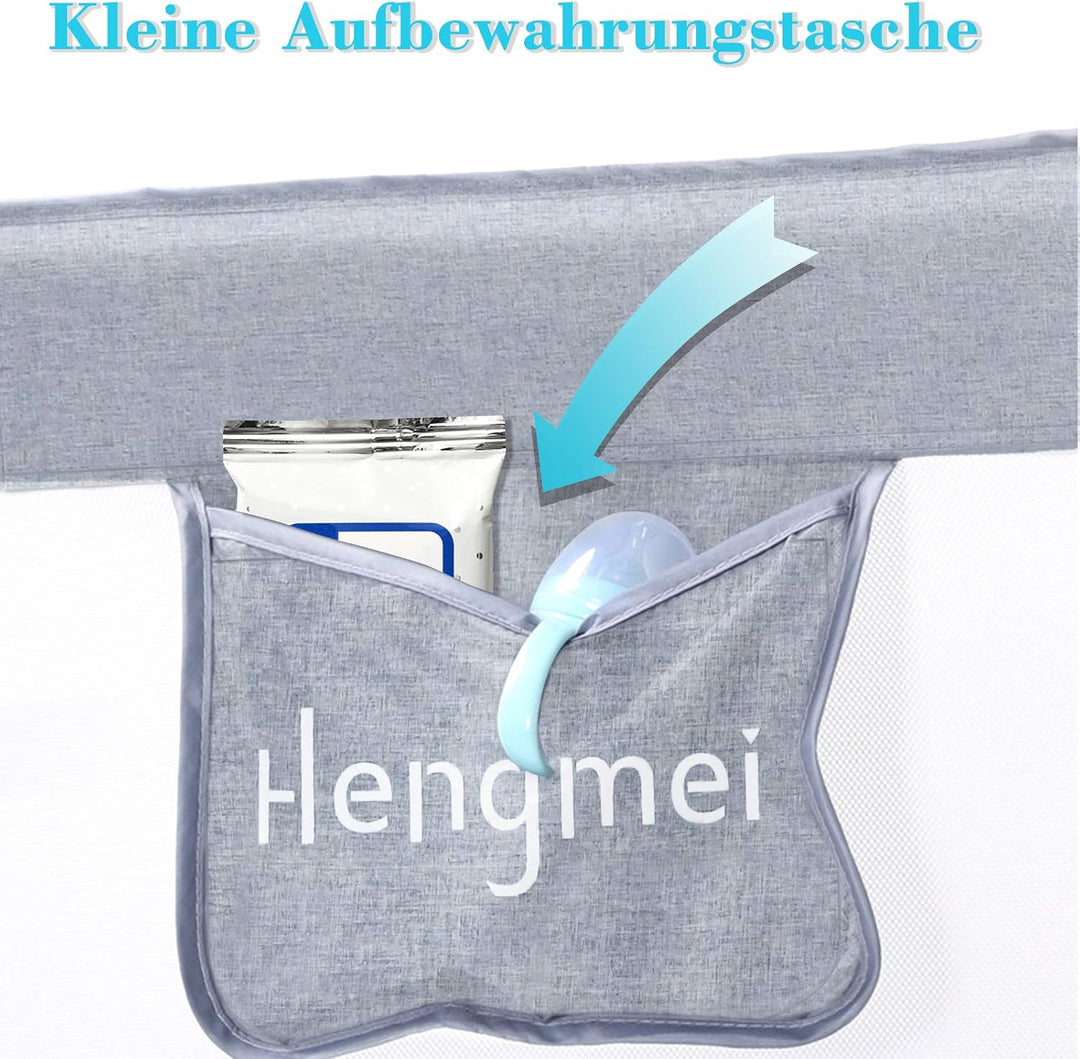 LZQ Kinderbettgitter, Bettgitter zum vertikalen Heben, Bettschutzgitter Sicherheitsschutz, Bettgitte
