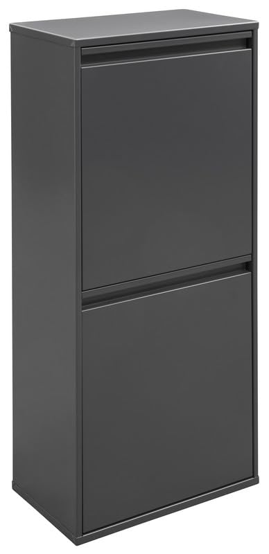 ARREGUI Basic CR404-B Mülltrennsystem aus Stahl | 3 Fächer Mülleimer für die Küche | 3 Fach Abfallei