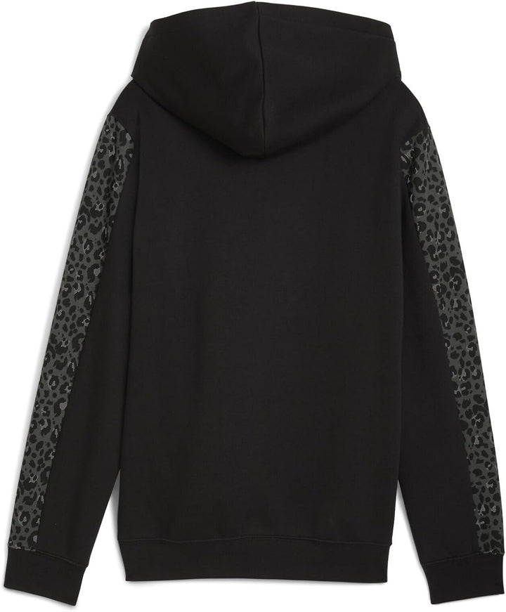 PUMA Mädchen ESS Graphic Animal Hoodie FL G Sweatshirt (1er Pack) 176 Puma Schwarz, 176 Puma Schwarz