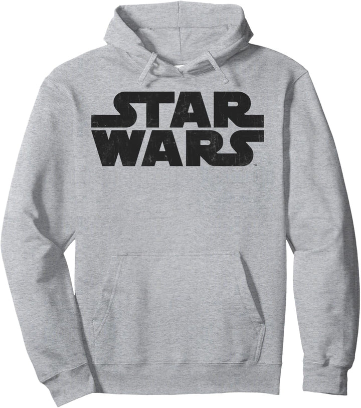 Star Wars Bold Distressed Logo Pullover Hoodie