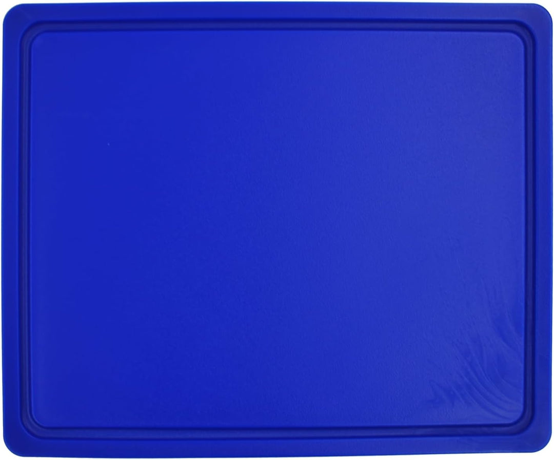 METRO Professional Schneidebrett, GN 1/2, hochdichtes Polyethylen (HDPE), 32.5 x 26.5 x 2 cm (blau),