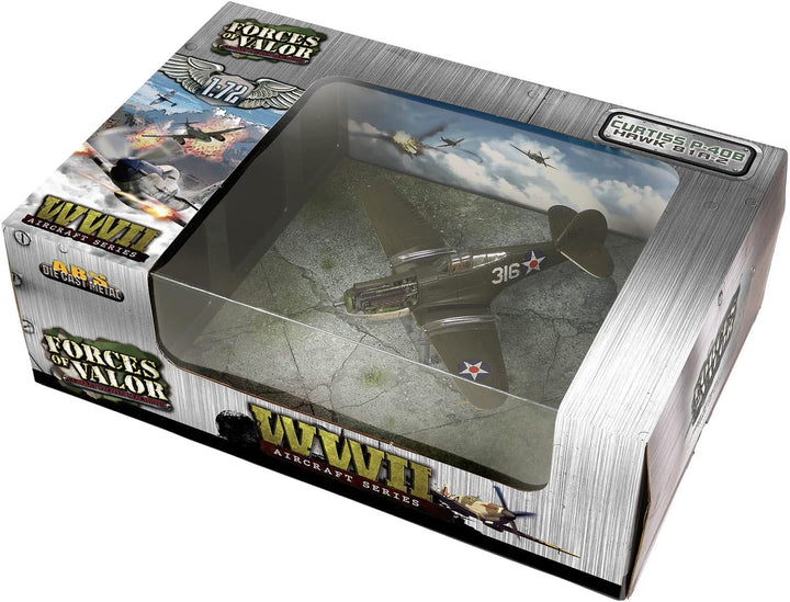 Forces Of Valor 1:72 US Curtiss P-40B Hawk 81A-2 1941 - Standmodell, Modellbau, Diorama Modell, Mili