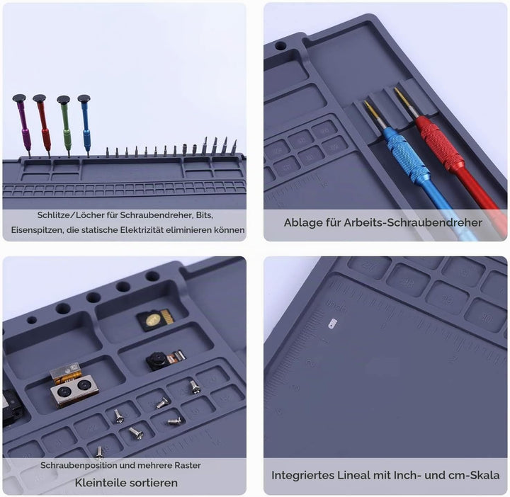 HPFIX Antistatik Matte for Computer,Laptop,Cellphone,iPad Electronics Repair, ESD Soldering Mat Heat