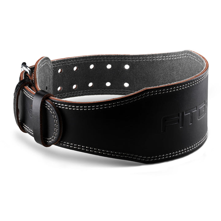 Fitgriff® Klassischer Gewichthebergürtel - 100% Leder - für Damen und Herren - Gürtel für Bodybuildi