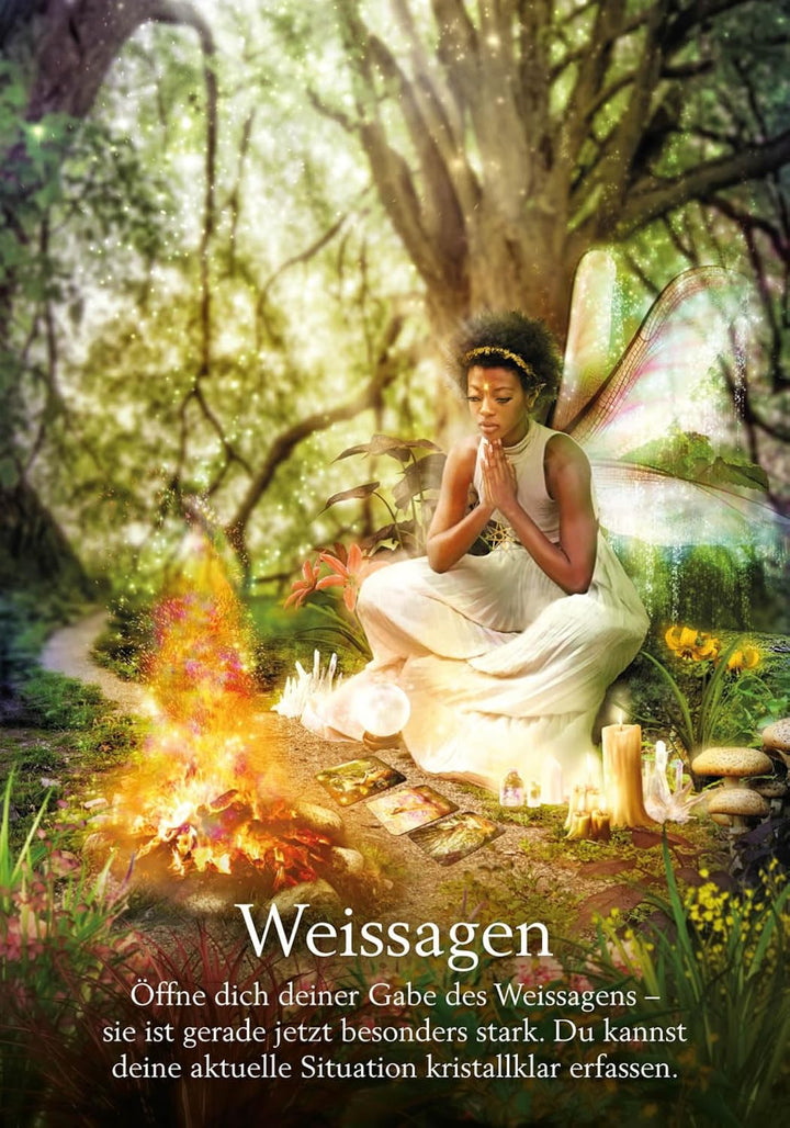 Orakel der Feen: Set mit Buch und 44 Karten, Taschenbuch