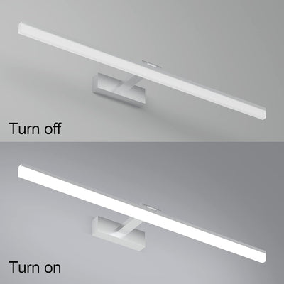 Klighten LED Spiegelleuchte Badezimmer 24W 1170LM Kaltes Weiss 6000K, 180° Rotation, IP44 Wasserdich