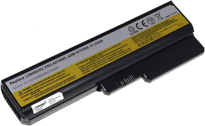 Akku für Lenovo Typ 42T4729, 10,8V, Li-Ion