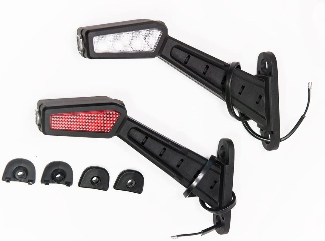 LED Gummi Begrenzungsleuchte Seitenleuchte 12V 24V x 2 mit Positionsleuchte Auto LKW PKW Wohnwagen K
