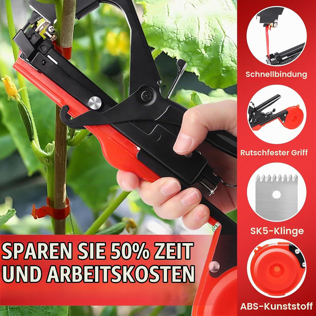 SWANSOFT Pflanzenbindemaschine, 45mm Bindezange für Pflanzen, Plant Tying Machine für Trauben Tomate