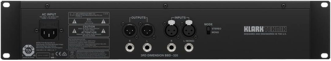 Klark Teknik 3RD DIMENSION BBD-320 Analoger multidimensionaler Signalprozessor mit BBD-Technologie