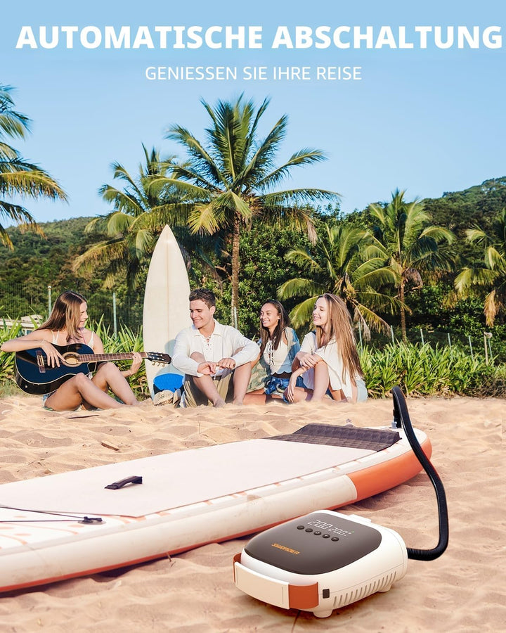 Swonder SUP-Pumpe, 30% Schnellere Inflation SUP Pumpe Elektrisch, Kompakte & Leichte Elektrische Luf