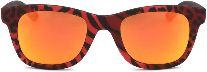 Italia Independent Unisex-Erwachsene 0090-ZEB-053 Sonnenbrille, Rot (Rojo), 50