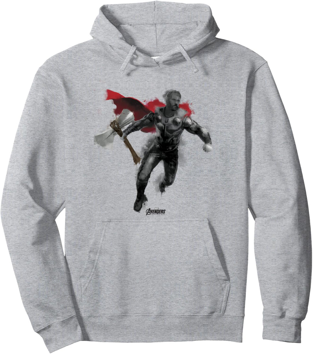 Marvel Avengers: Endgame Thor Spray Paint Portrait Pullover Hoodie
