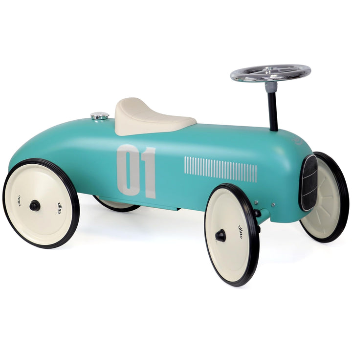 VILAC - Rutschauto Vintage Aqua – Träger und Bacules – löst die Motorik Ihres Kindes – Lernspiele fü