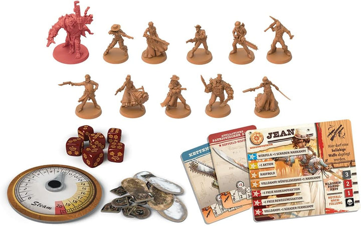 CMON | Zombicide: Undead or Alive – Gears & Guns | Erweiterung | Kennerspiel | Dungeon Crawler | 1-6