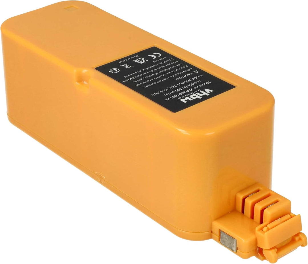 vhbw Akku kompatibel mit iRobot iTouchless AV002A, AV001A Staubsauger (3300 mAh, 14,4 V, NiMH)