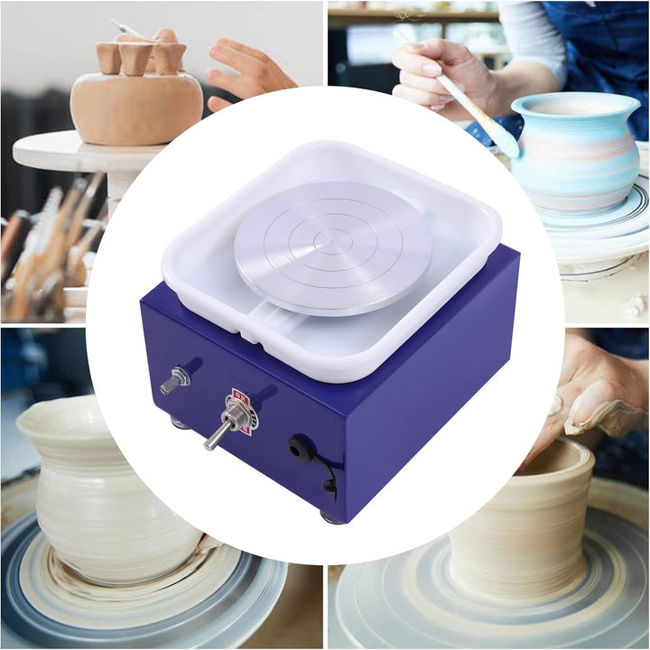 Mini Elektrische Töpferscheibe 10 cm Turntable, 2000RPM Tonmaschine Mini Electric Pottery Wheel Kera
