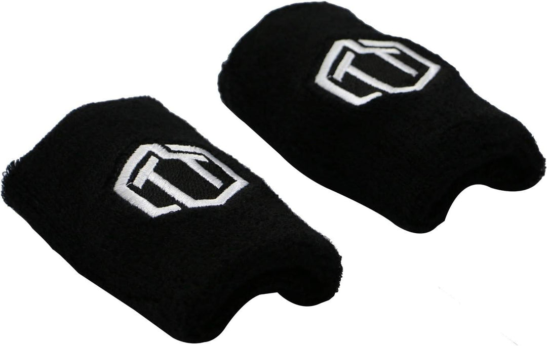 Sporttrend 24® Kettlebell Handgelenkschutz Set Schwarz | Unterarmschutz Wrist Protection