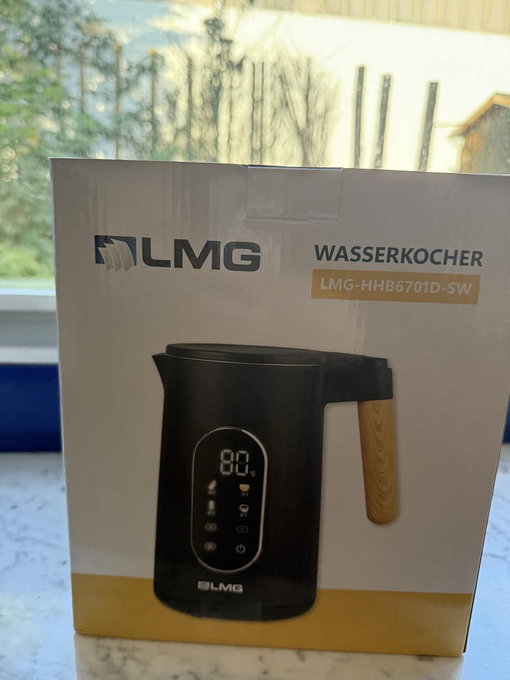 Digitaler Wasserkocher, 1,7L, 2200W, 40-100°C Temperatureinstellung, Individuell variierbare Tempera