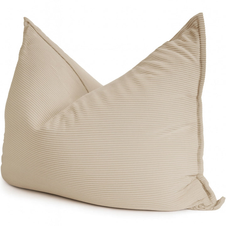 bananair - Sitzsack XXL aus Cordstoff Breit Gerippt für Kinder und Erwachsene - Weich und Bequem - M