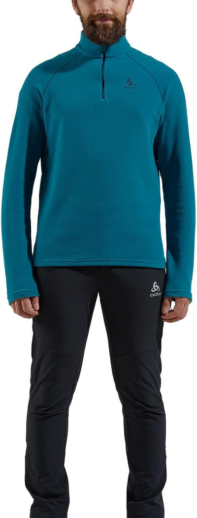 Odlo Herren Rigi_542592 Mid Layer mit Reissverschluss (1er Pack) XXL Saxony Blue, XXL Saxony Blue