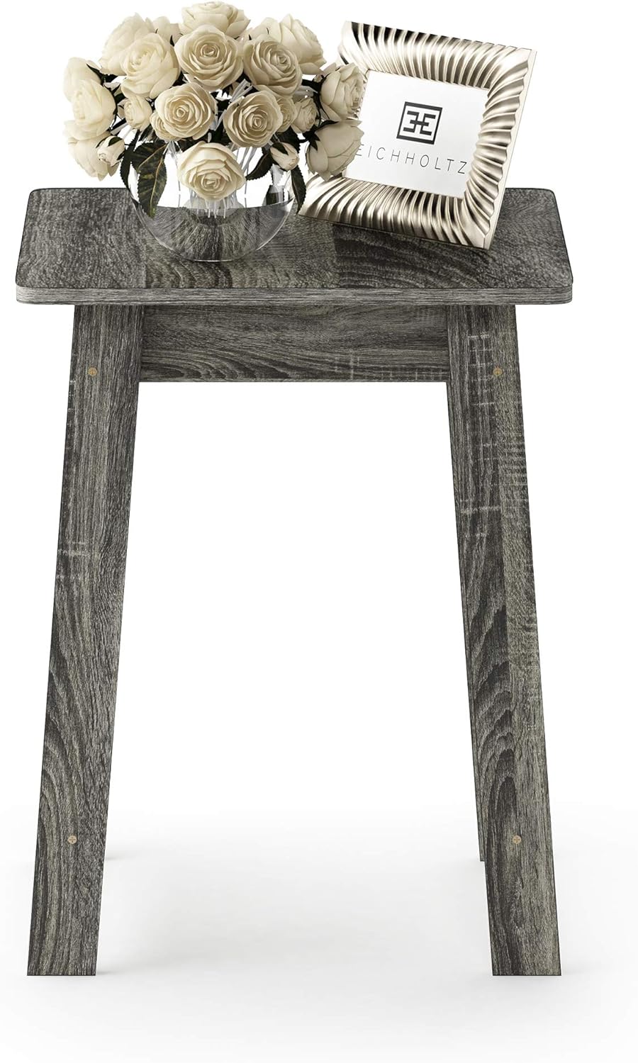 Furinno Beistelltisch, Holz, Französisches Eichengrau, 39.5 x 41.5 x 50.29 cm Französische Eiche Gra