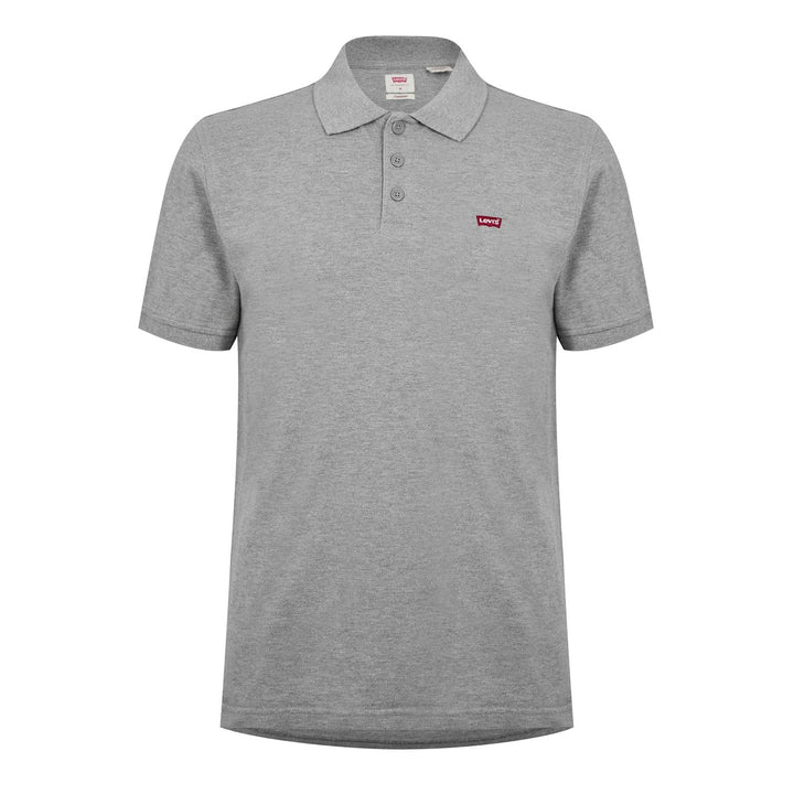 Levi's Herren Housemark Polo Hemd, Chesthit Logo, Grau (Medium Grey Heather)