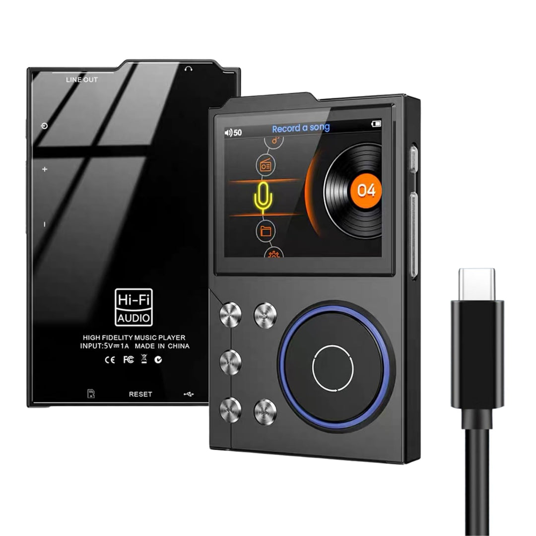 Hi Res MP3 Player, 16GB Bluetooth 5.3 HiFi DSD DAC FLAC Audio Player Verlustfreier Hochauflösender M