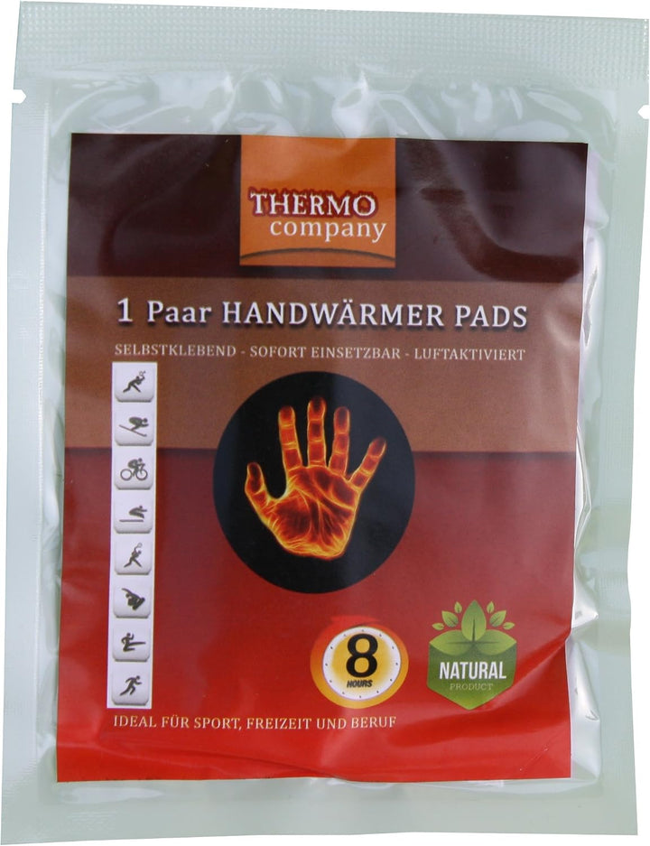 Handwärmer Pads | Wärmepads Hände | Hand-Wärmekissen | Taschenwärmer extra warm | Bis zu 8 Stunden W