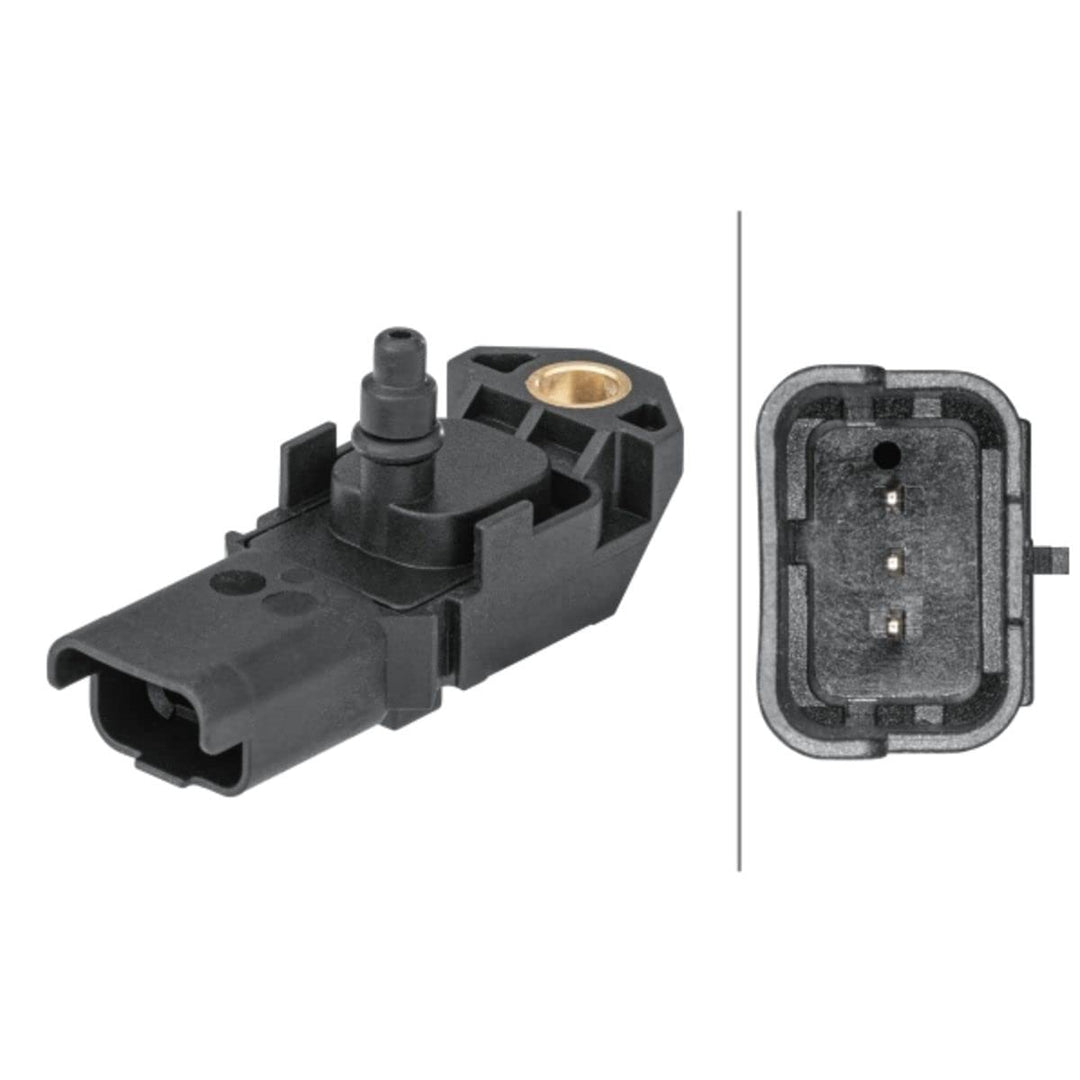 HELLA 6PP 009 403-461 Sensor, Saugrohrdruck - 3-polig - geschraubt - mit Dichtring