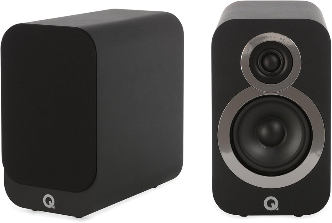 Q Acoustics Q 3010i Regaldiffusoren (Paar), schwarz, Schwarz
