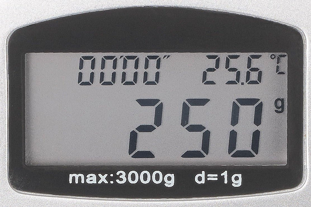 Rosenstein & Söhne Wandwaage: Digitale Küchenwaage zur Wandmontage, klappbar, Timer, 3 kg Tragkraft