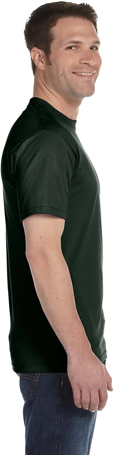 Hanes ComfortSoft T-Shirt 5280, 5 Stück - Grün - Gross