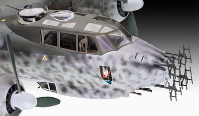 Revell Modellbausatz Dornier Do 217J-1/2 I Historisches deutsches Kampfflugzeug I Massstabsgetreue N