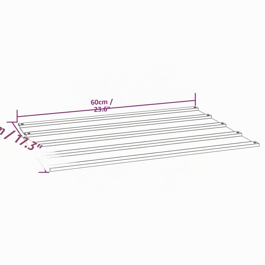 vidaXL Dachplatten 12 Stk., Trapezblech Wellblech, Dachblech Profilblech für Gerätehaus, Metallblech