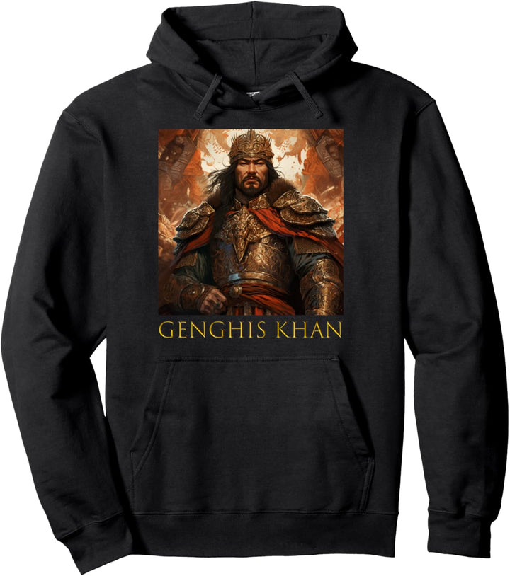 Dschingis Khan mongolischer Herrscher, Eroberer von Eurasien Pullover Hoodie