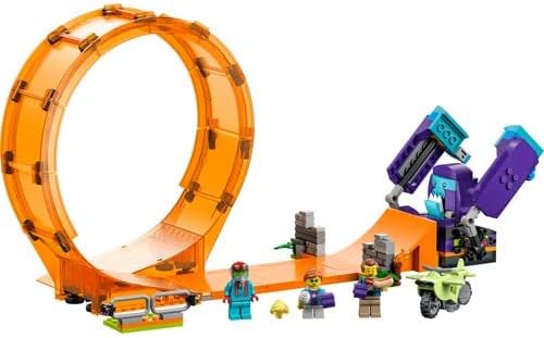 LEGO 60338 City Stuntz Schimpansen-Stuntlooping, Action-Spielzeug mit Rampe, Stunt-Motorrad und 3 Mi