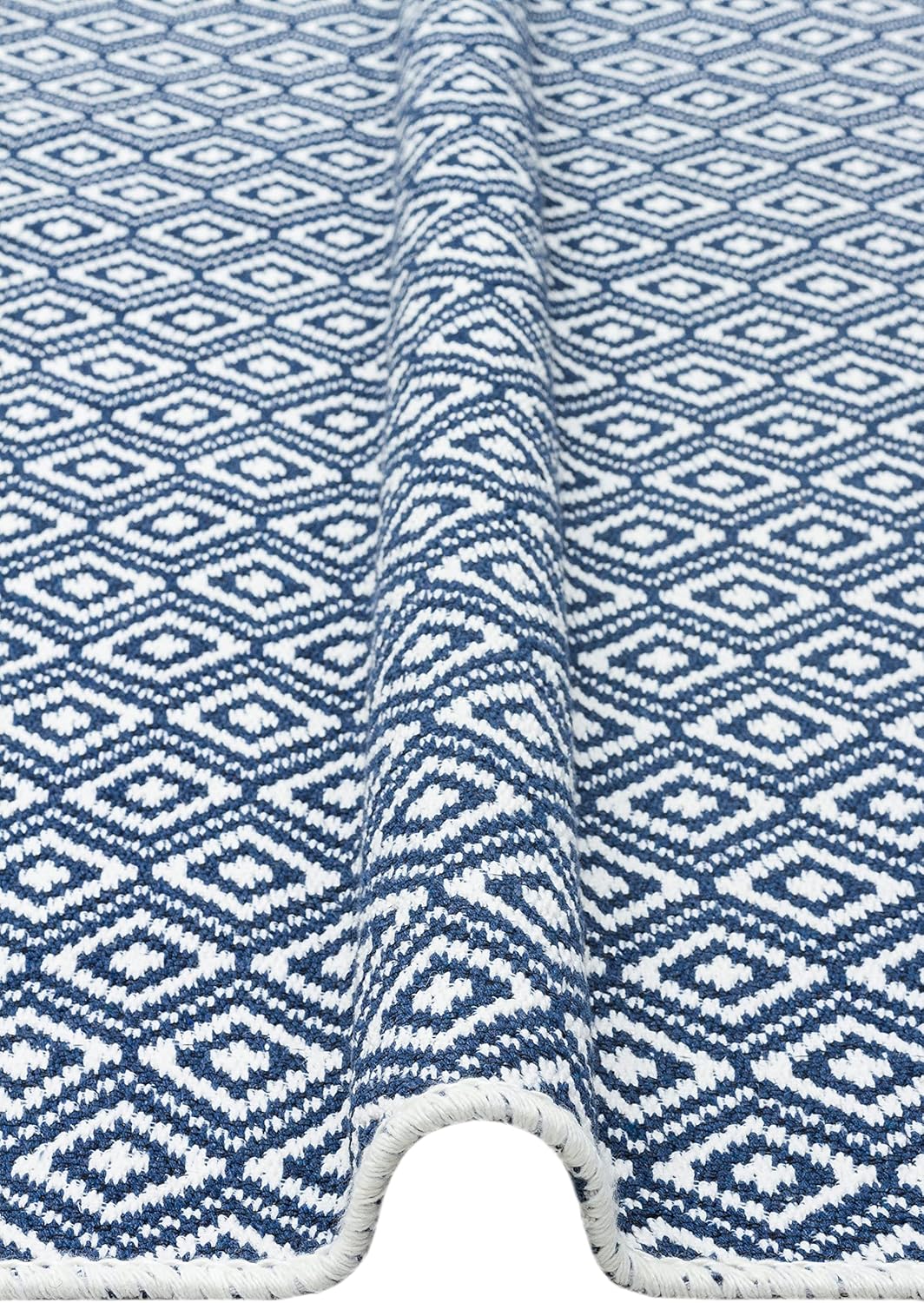 Arya 26 Navy/Beige 80x300cm 80x300 Beige, 80x300 Beige