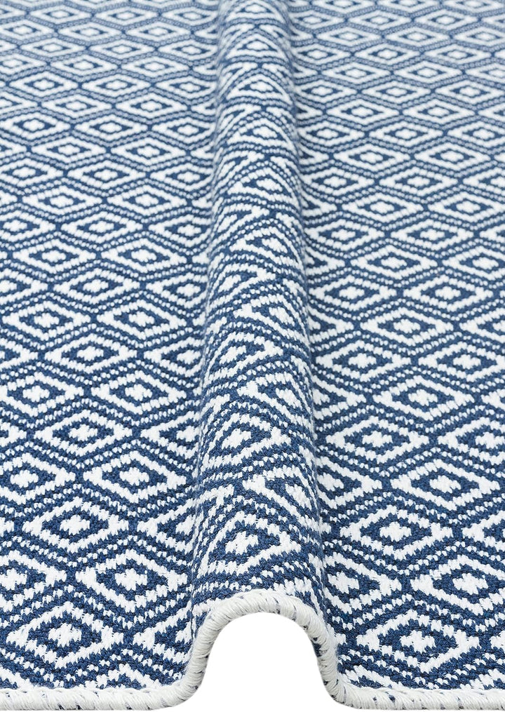 Arya 26 Navy/Beige 80x300cm 80x300 Beige, 80x300 Beige