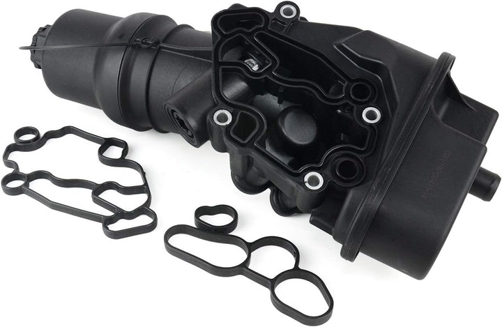 Flynsu Ölfiltergehäuse mit Dichtung Ersatz für Aud1 Se-at Sk0da V-W 06D115397J 06D115397K 06D115397D