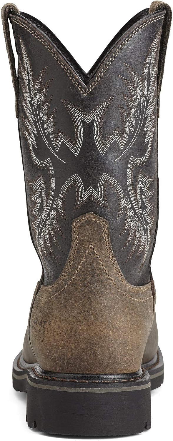 ARIAT Herren Sierra Arbeitsstiefel, Breite Quadratische Zehenpartie, StahlkappeArbeitsstiefel 39 EU
