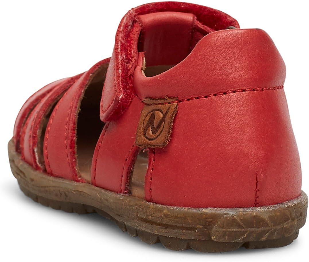 Naturino SEE-Halb geschlossene Sandalen aus laminiertem Leder-Rosa 20 EU Rot, 20 EU Rot