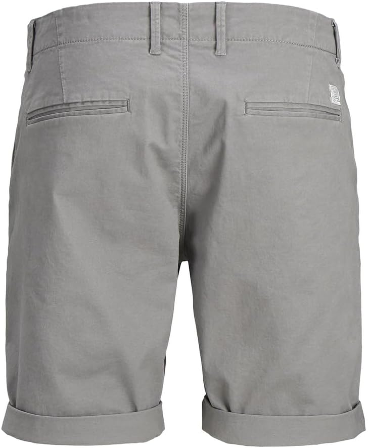 JACK & JONES Herren Shorts S C: White/Ultimate Grey, S C: White/Ultimate Grey