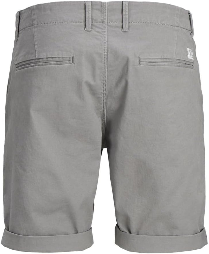 JACK & JONES Herren Shorts S C: White/Ultimate Grey, S C: White/Ultimate Grey